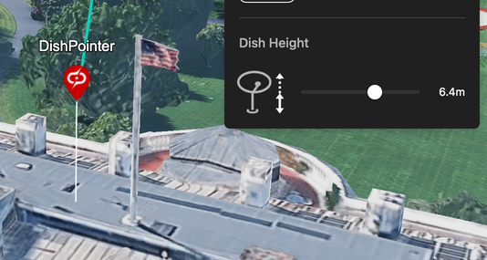 Dish Height Screenshot