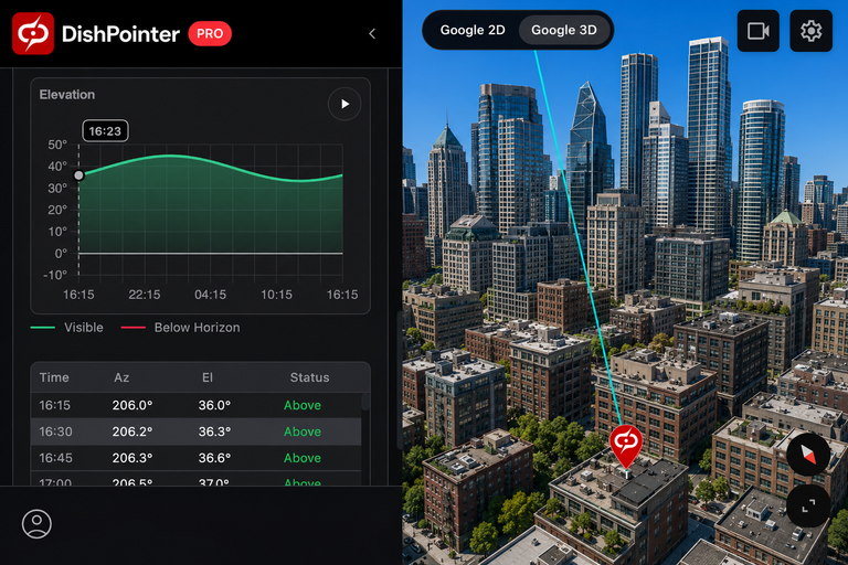Satellite Tracker Screenshot